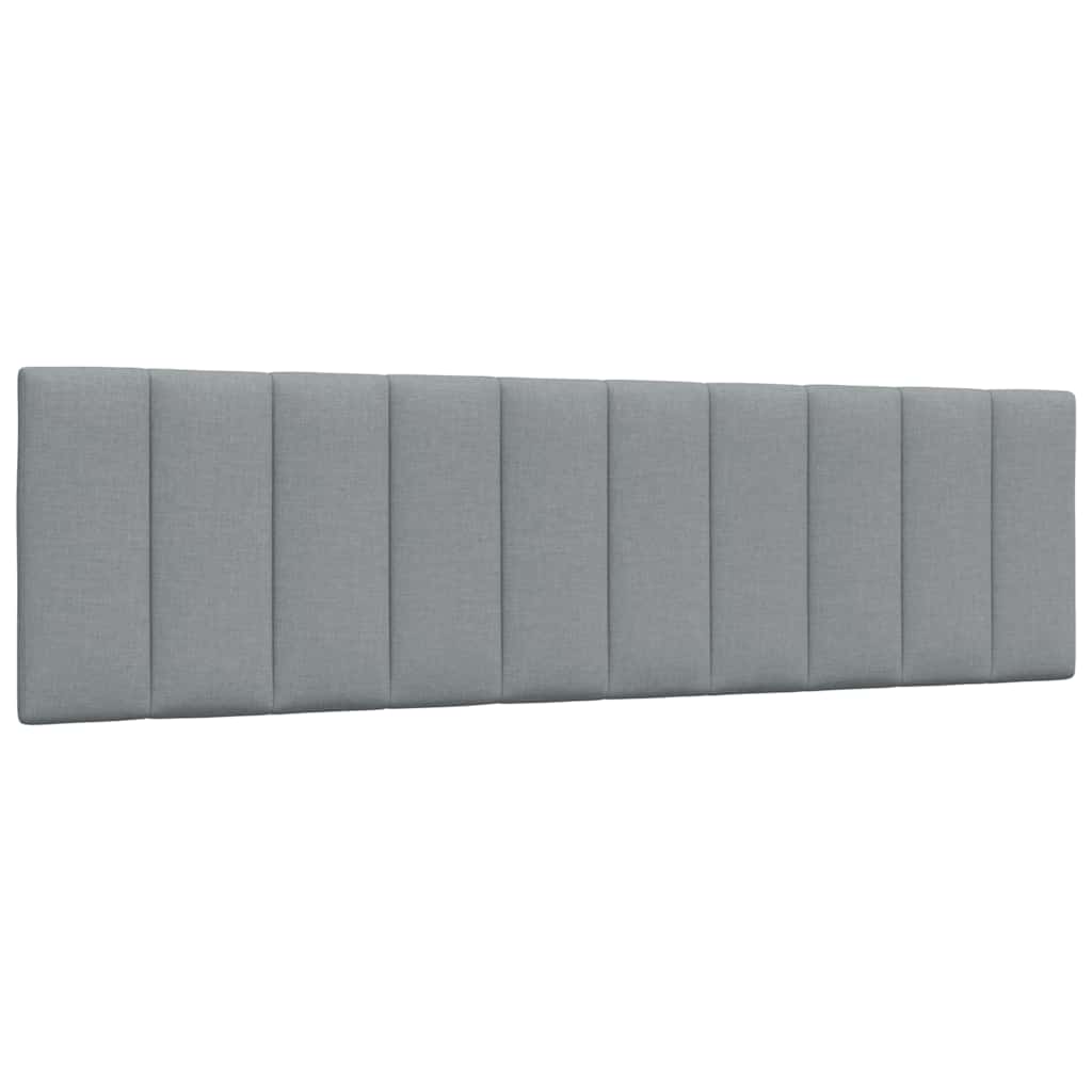Almofadão de cabeceira hanko 180 cm tecido cinzento-claro