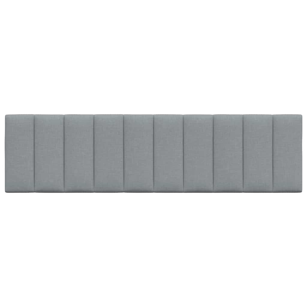 Almofadão de cabeceira hanko 180 cm tecido cinzento-claro