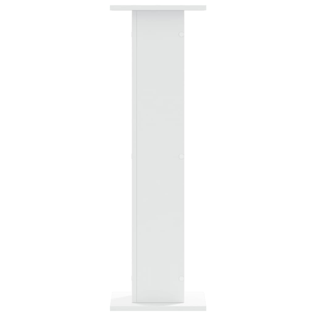 Suportes de colunas 2 pcs 30x30x95 cm derivados madeira branco