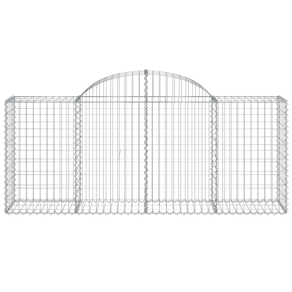 Cestos gabião arqueados 20pcs 200x50x80/100cm ferro galvanizado