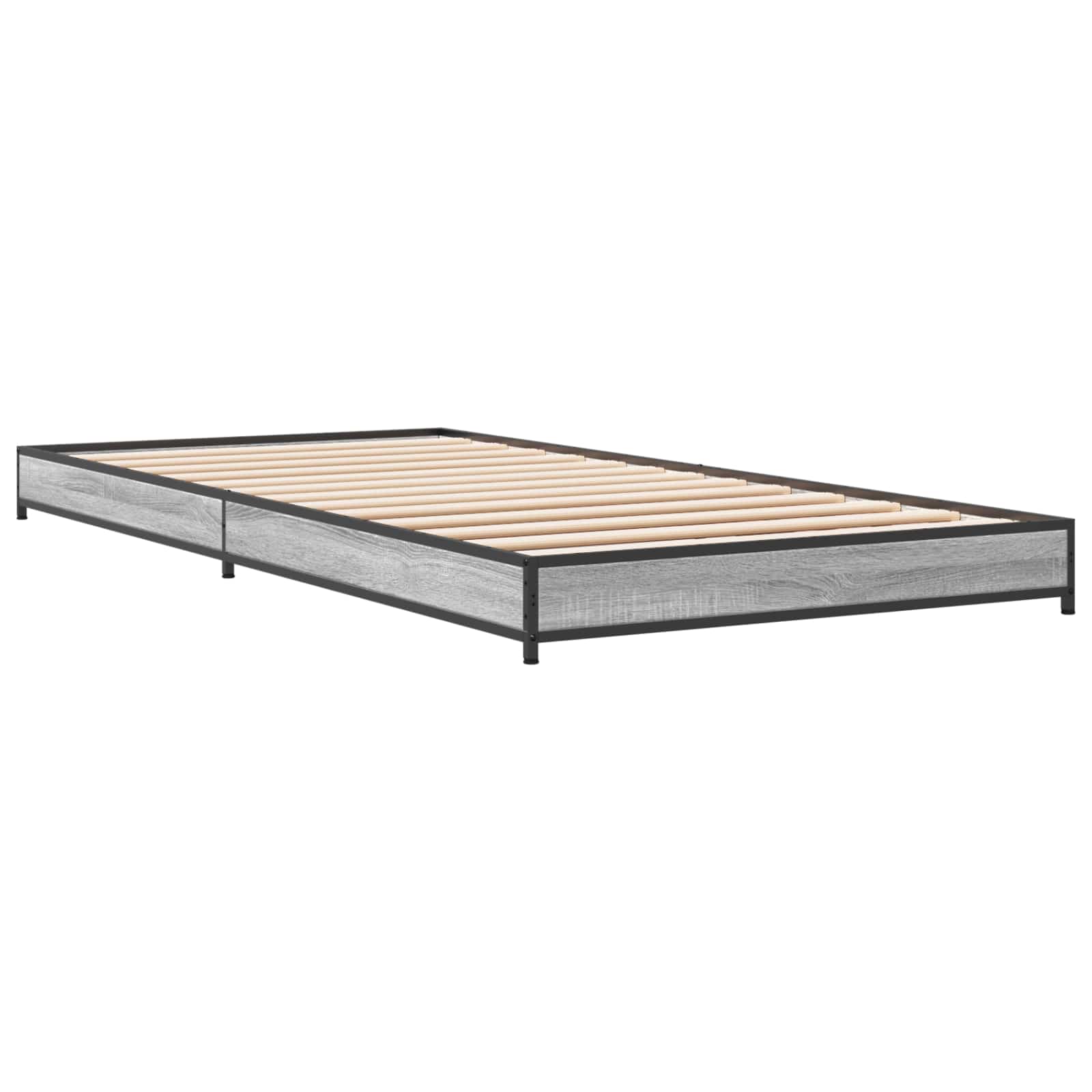 Estrutura da cama sonoma cinzento 80 x 200 cm