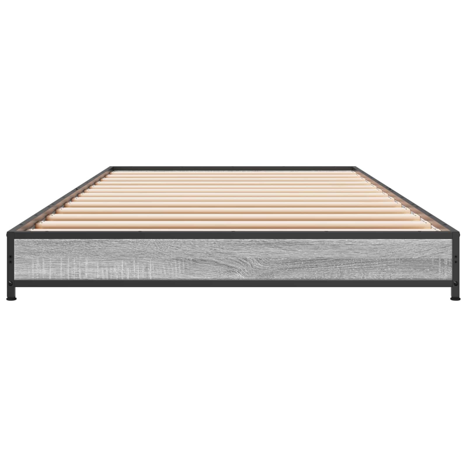 Estrutura da cama sonoma cinzento 80 x 200 cm
