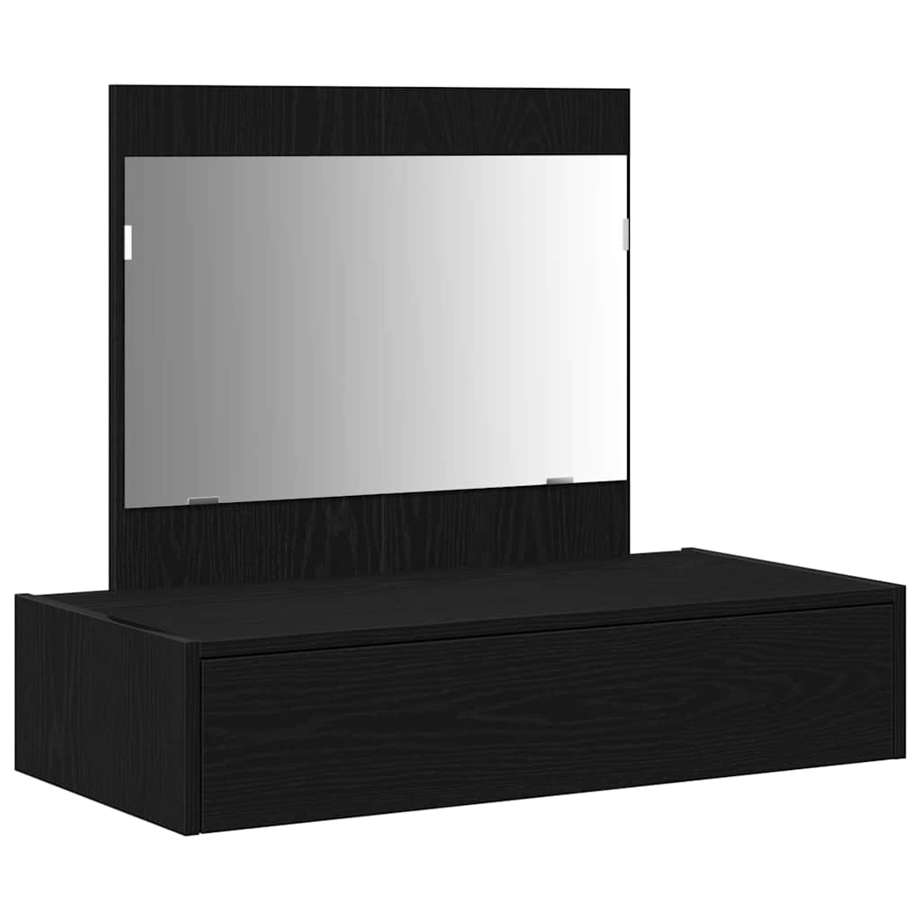Mesa de vestir preto 83 x 40 x 70 cm derivados de madeira