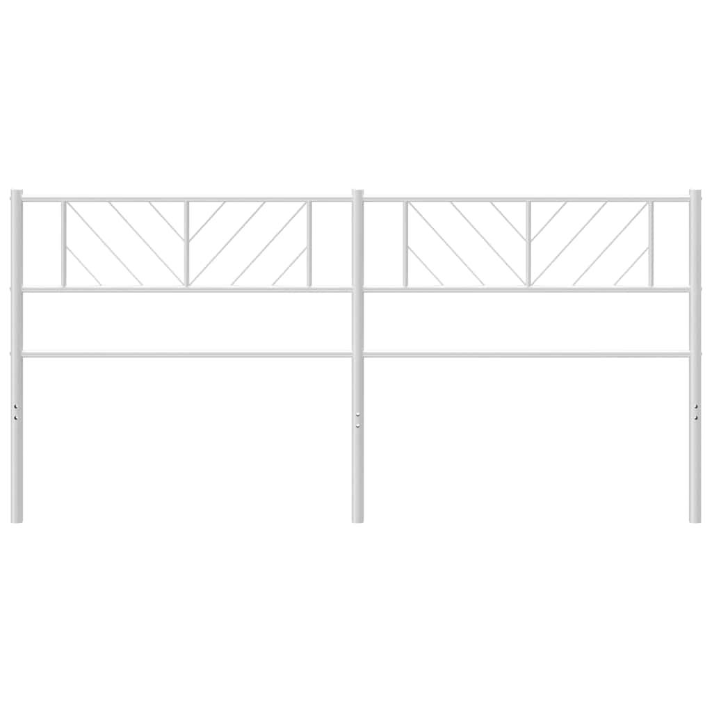 Cabeceira de substituição 193 cm metal branco