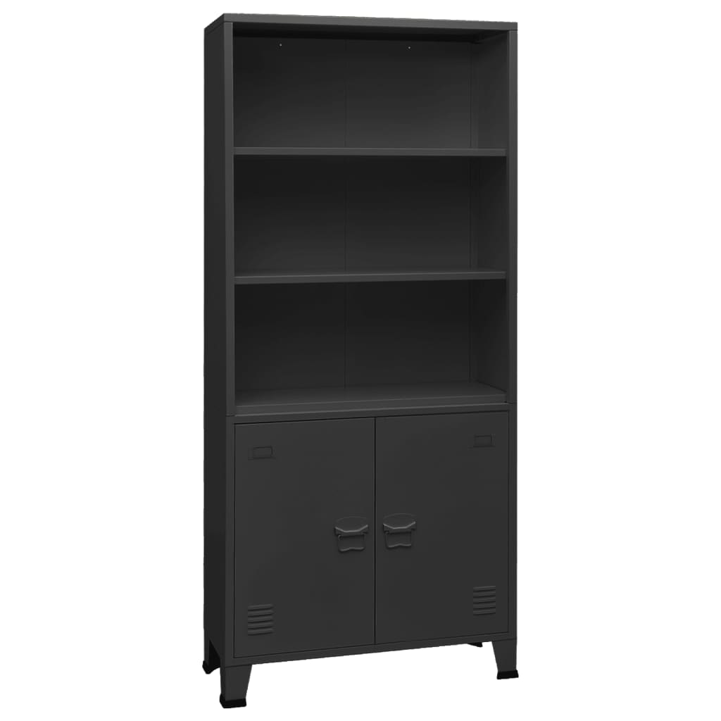 Estante industrial 80x32x180 cm aço antracite