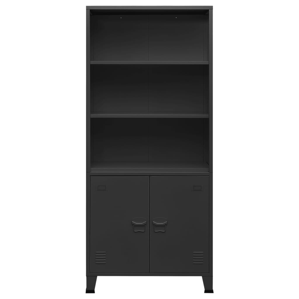 Estante industrial 80x32x180 cm aço antracite