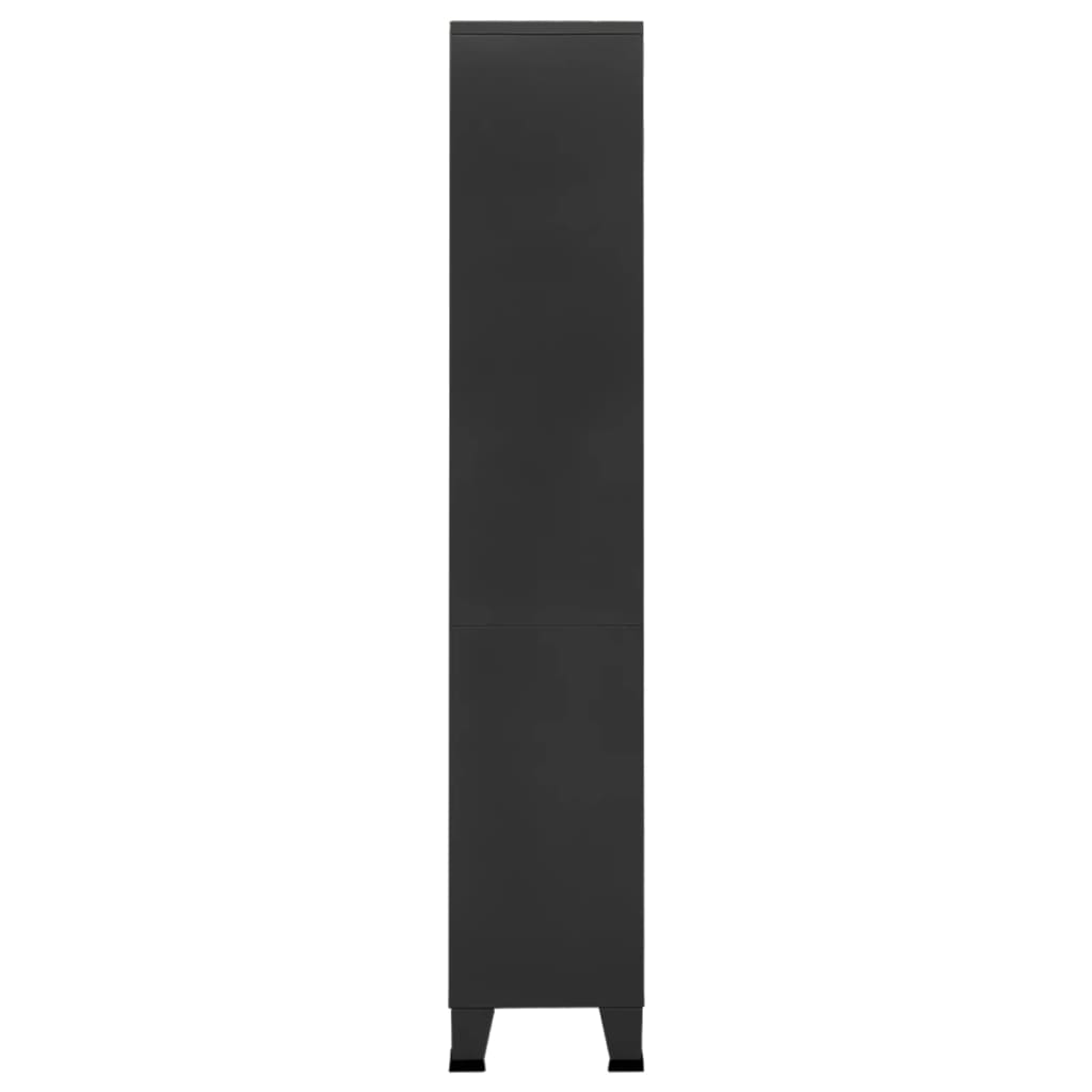 Estante industrial 80x32x180 cm aço antracite