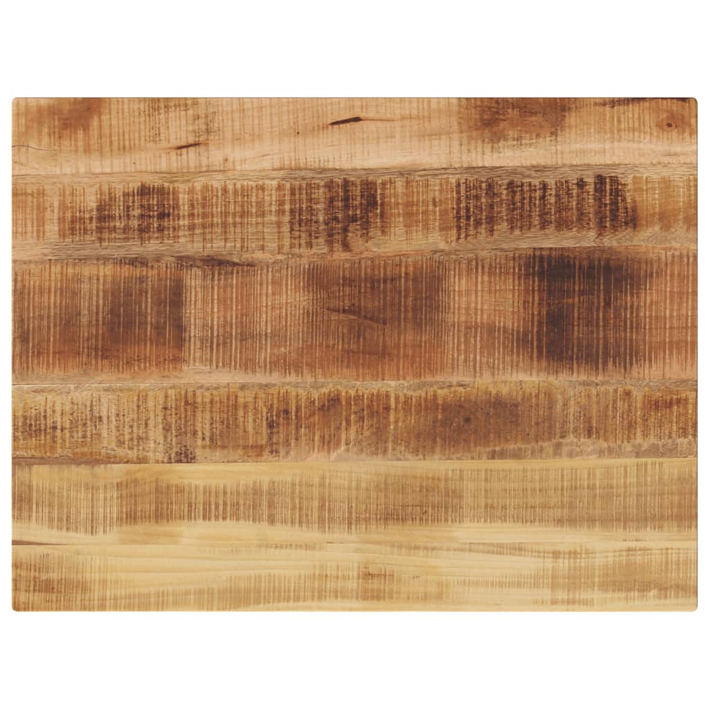 Tampo de mesa retangular 70x60x1,5 cm mangueira áspera maciça