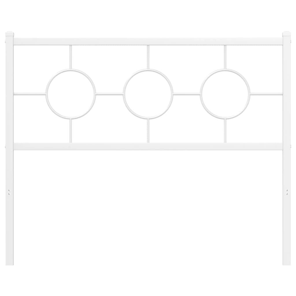 Cabeceira de substituição 107 cm metal branco