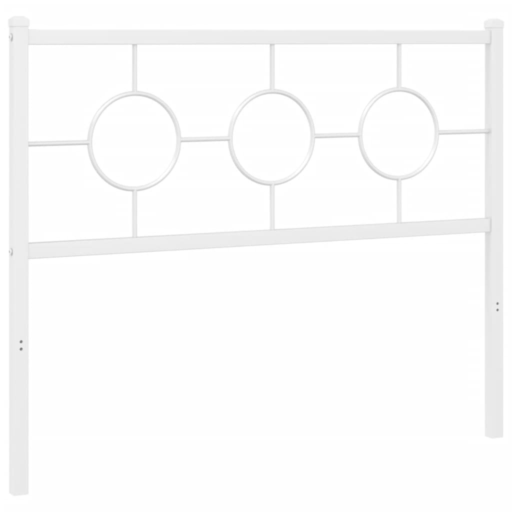Cabeceira de substituição 107 cm metal branco