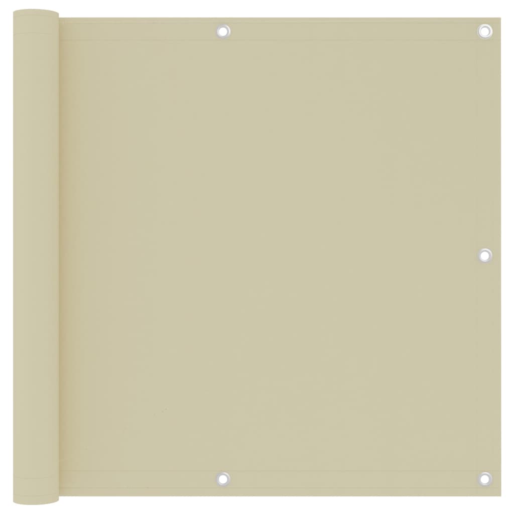 Tela de varanda 90x500 cm tecido oxford creme