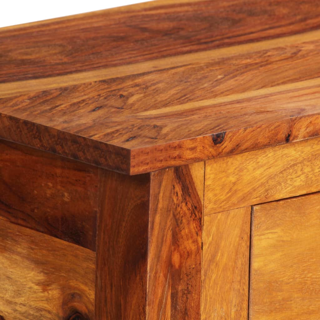 Aparador com 3 gavetas 110x30x80 cm madeira maciça