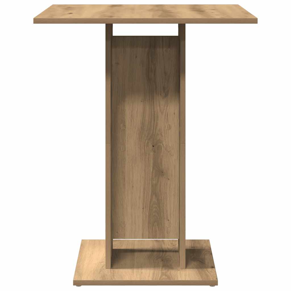 Mesa bistrô 60x60x75 cm derivados de madeira carvalho artisiano
