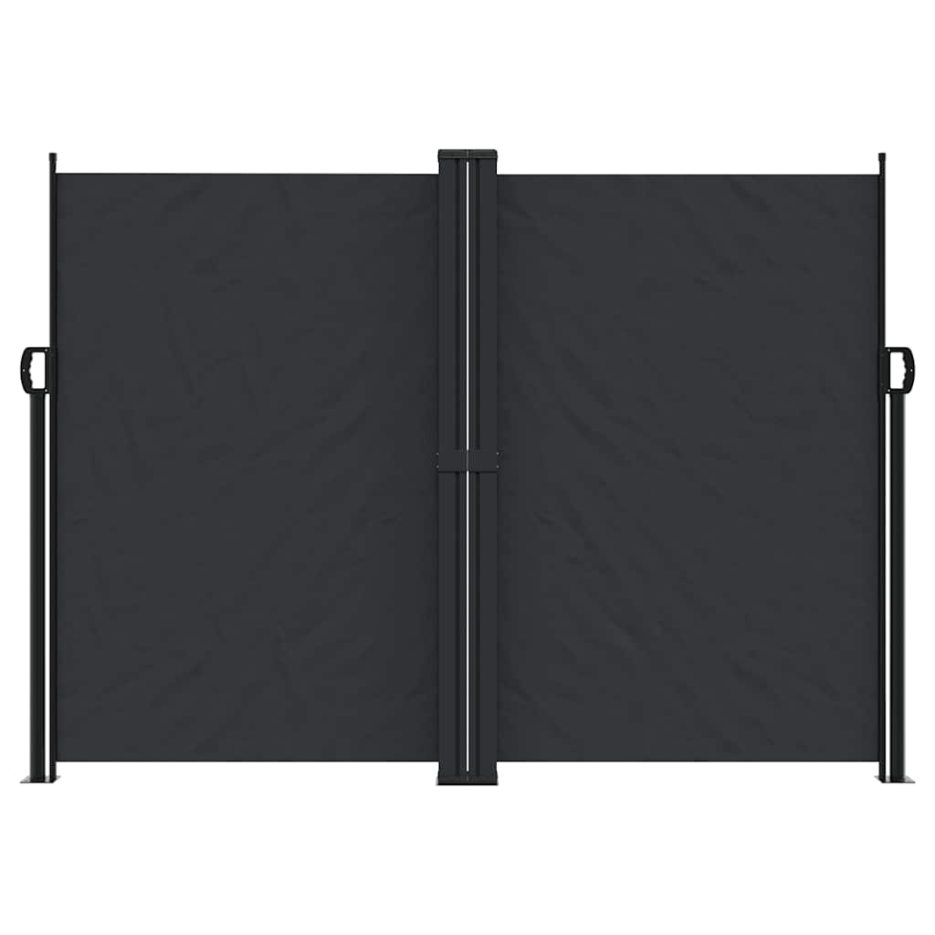 Toldo lateral retrátil 180x1200 cm preto