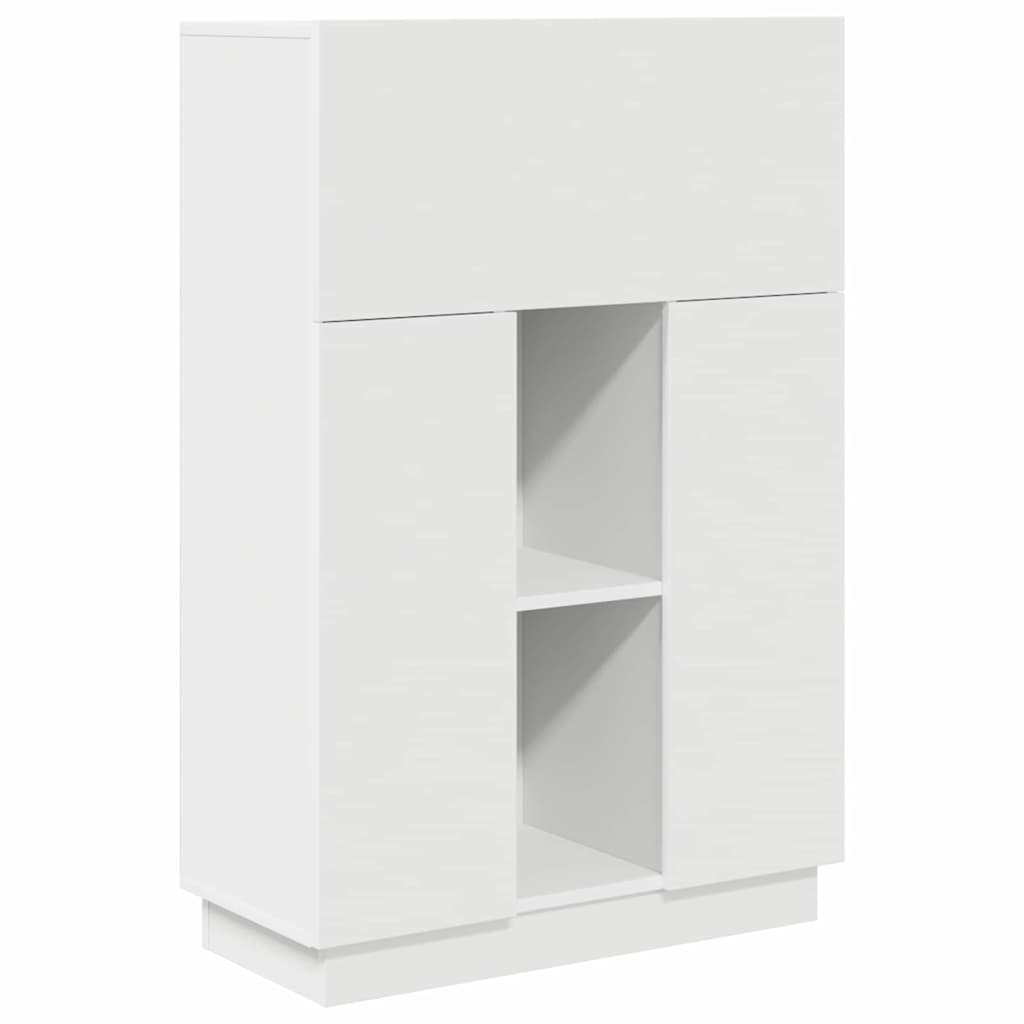 Mesa branco derivados de madeira 71.5 x 31.5 x 106.5 cm