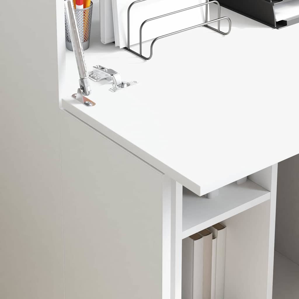 Mesa branco derivados de madeira 71.5 x 31.5 x 106.5 cm