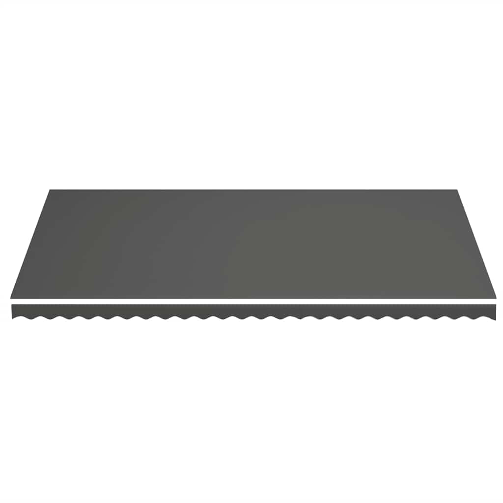 Tecido de substituição para toldo antracite 600x350 cm poliéster
