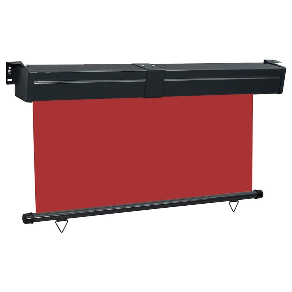 Toldo lateral para varanda 145x250 cm vermelho