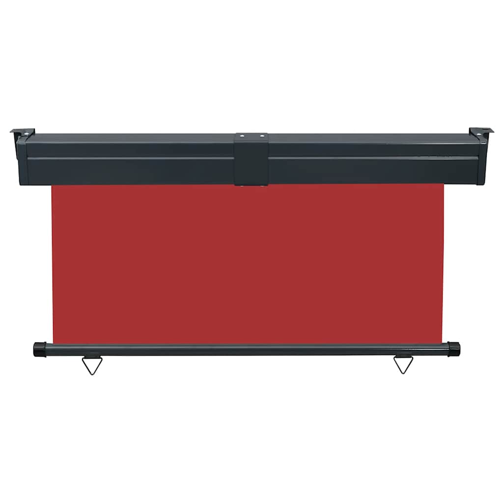 Toldo lateral para varanda 145x250 cm vermelho