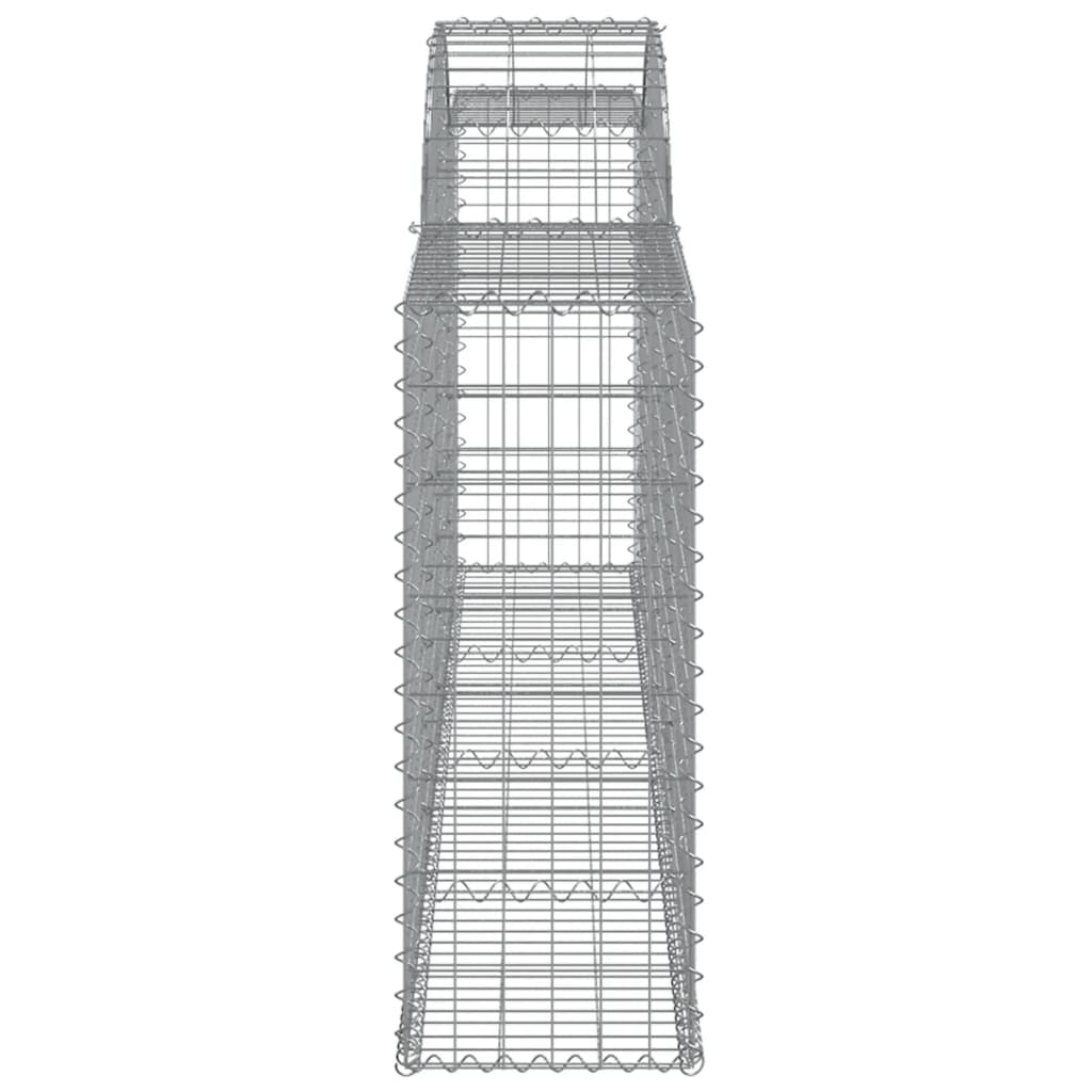 Cesto gabião arqueado 300x30x80/100 cm ferro galvanizado