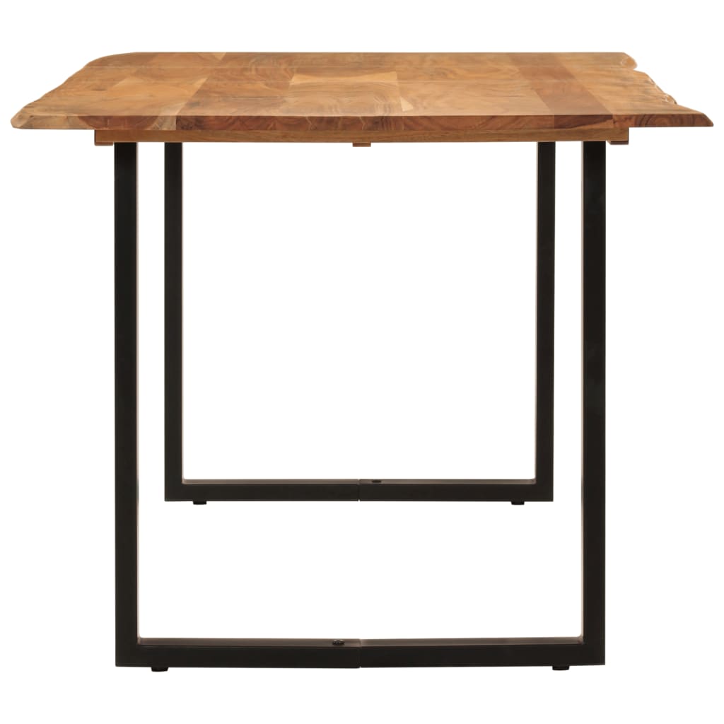 Mesa de jantar 180x90x76 cm madeira de acácia maciça