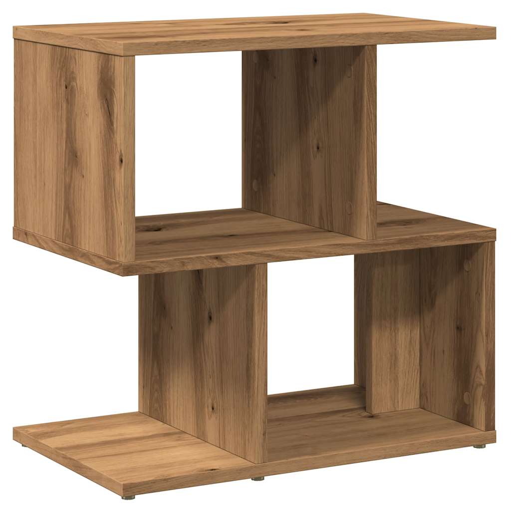 Mesa cabeceira 40x35x50 cm derivados madeira carvalho artisiano