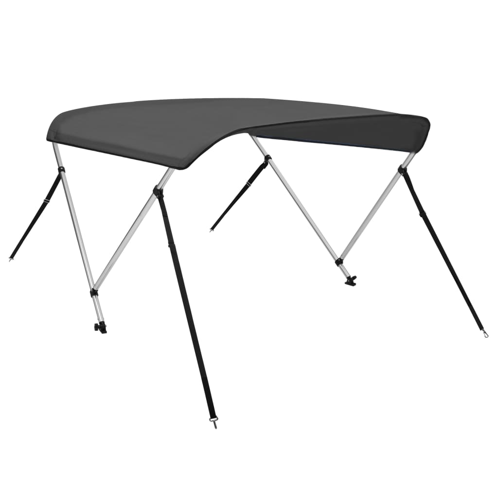 Toldo em 2 arcos bimini 180x150x110 cm antracite