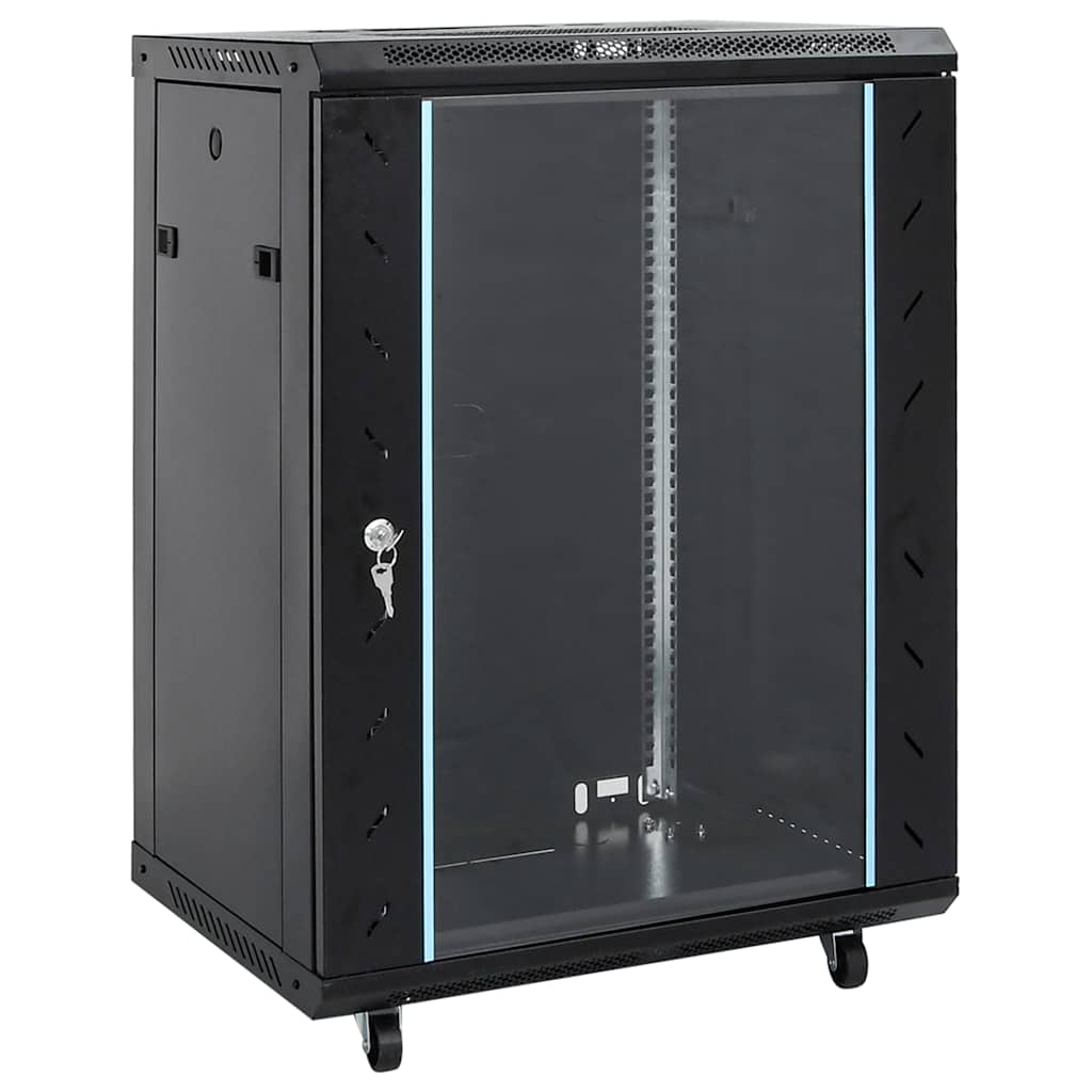 Armário de rede 15u com pés giratórios 19" ip20 60x45x86 cm