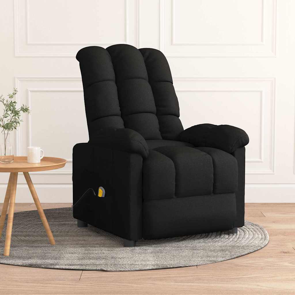 Poltrona de massagens tecido preto