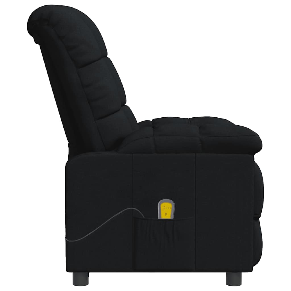 Poltrona de massagens tecido preto
