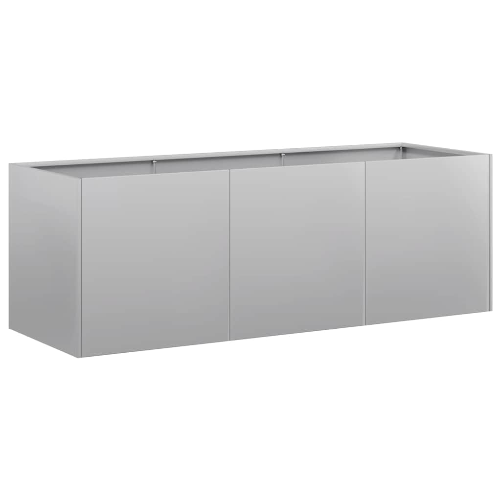 Planter 120x40x40 cm aço galvanizado