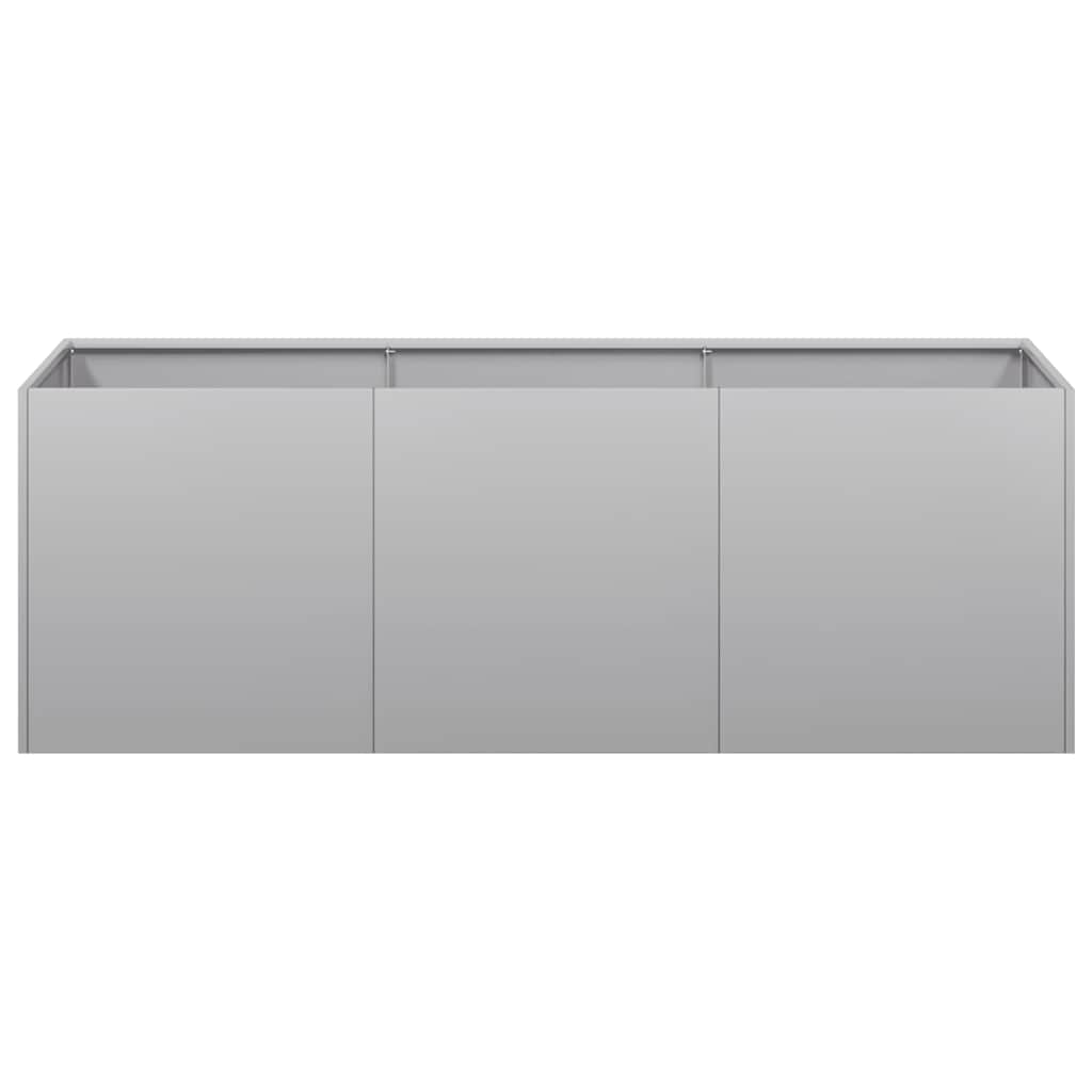 Planter 120x40x40 cm aço galvanizado
