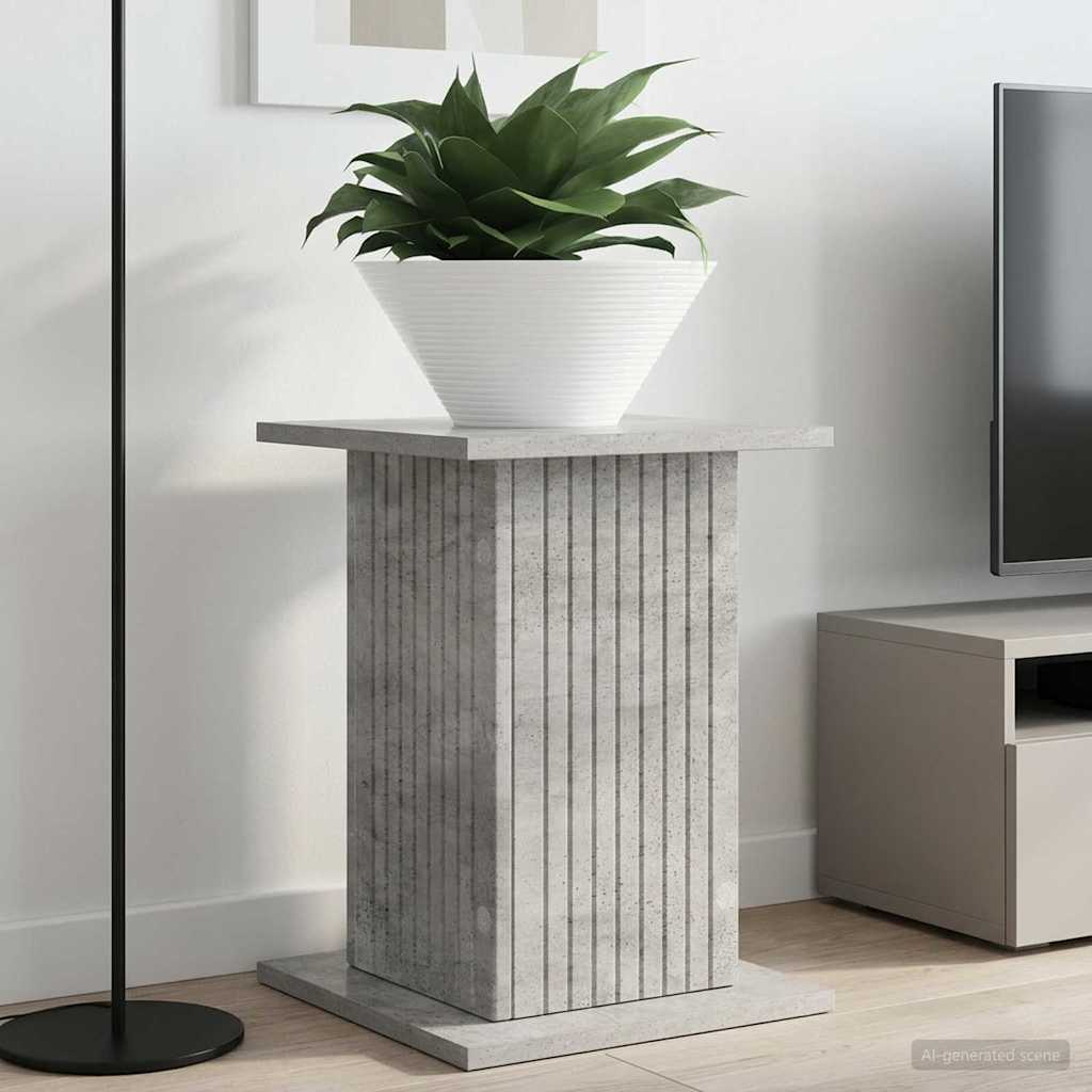 Suporte para plantas 2 unid. cinzento cimento 30,5 x 30 x 43 cm