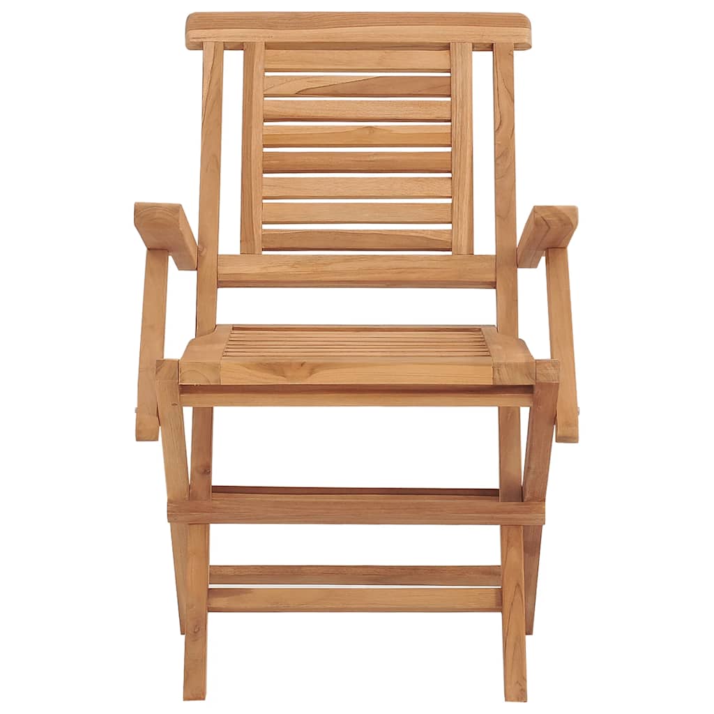 Cadeiras de jardim dobráveis 2 pcs 56x63x90 cm teca maciça