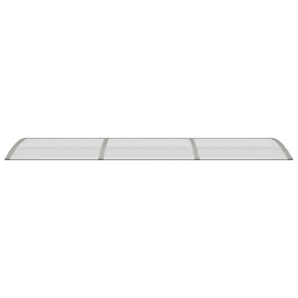 Toldo p/ porta 300x75 cm policarbonato cinzento