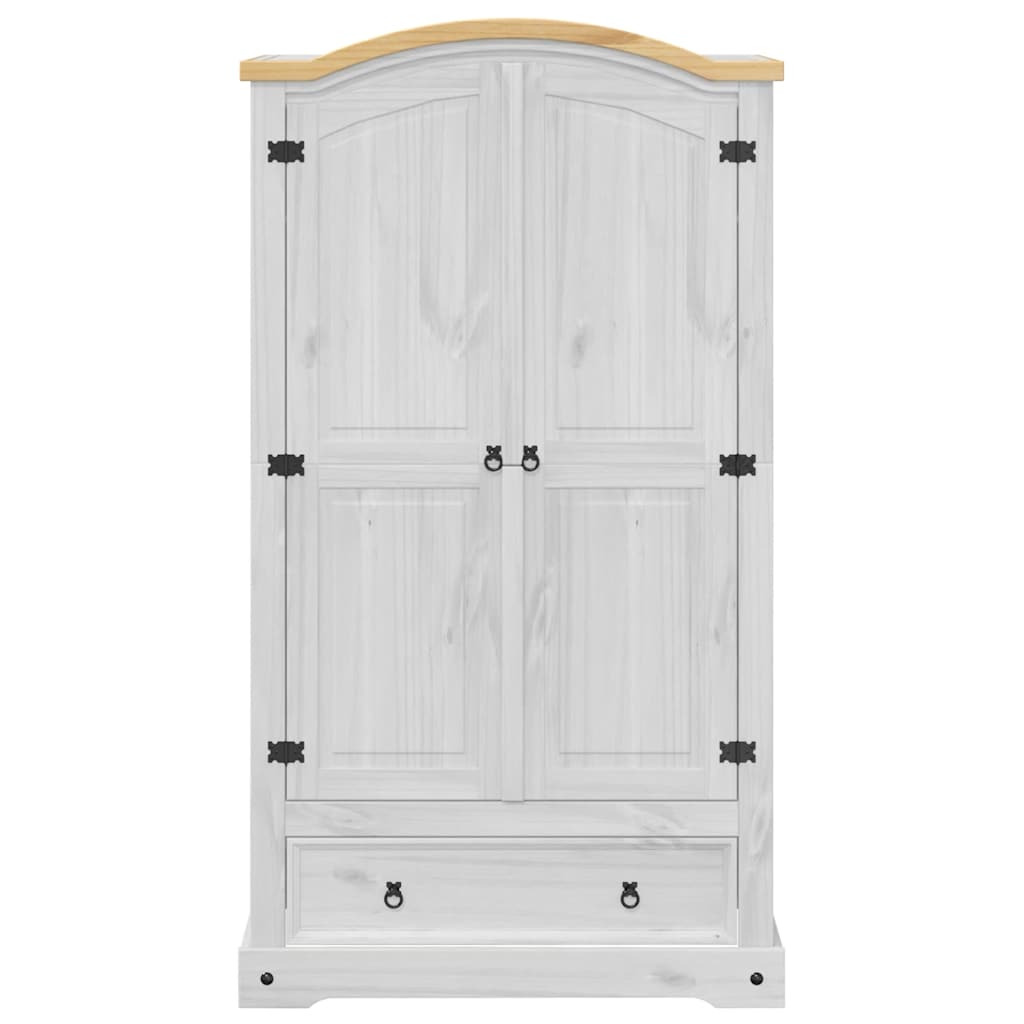 Roupeiro corona 102x52x186 cm madeira de pinho maciça