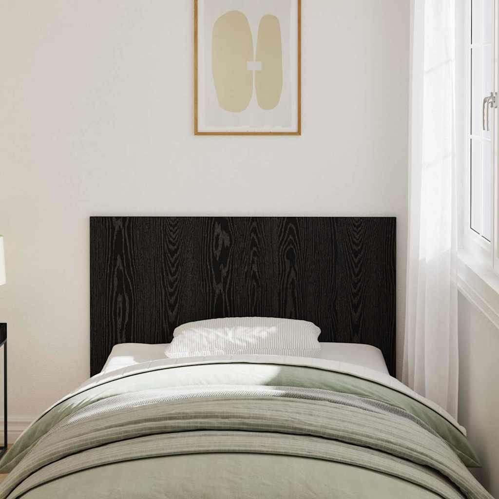 Cabeceira de cama carvalho preto derivados de madeira