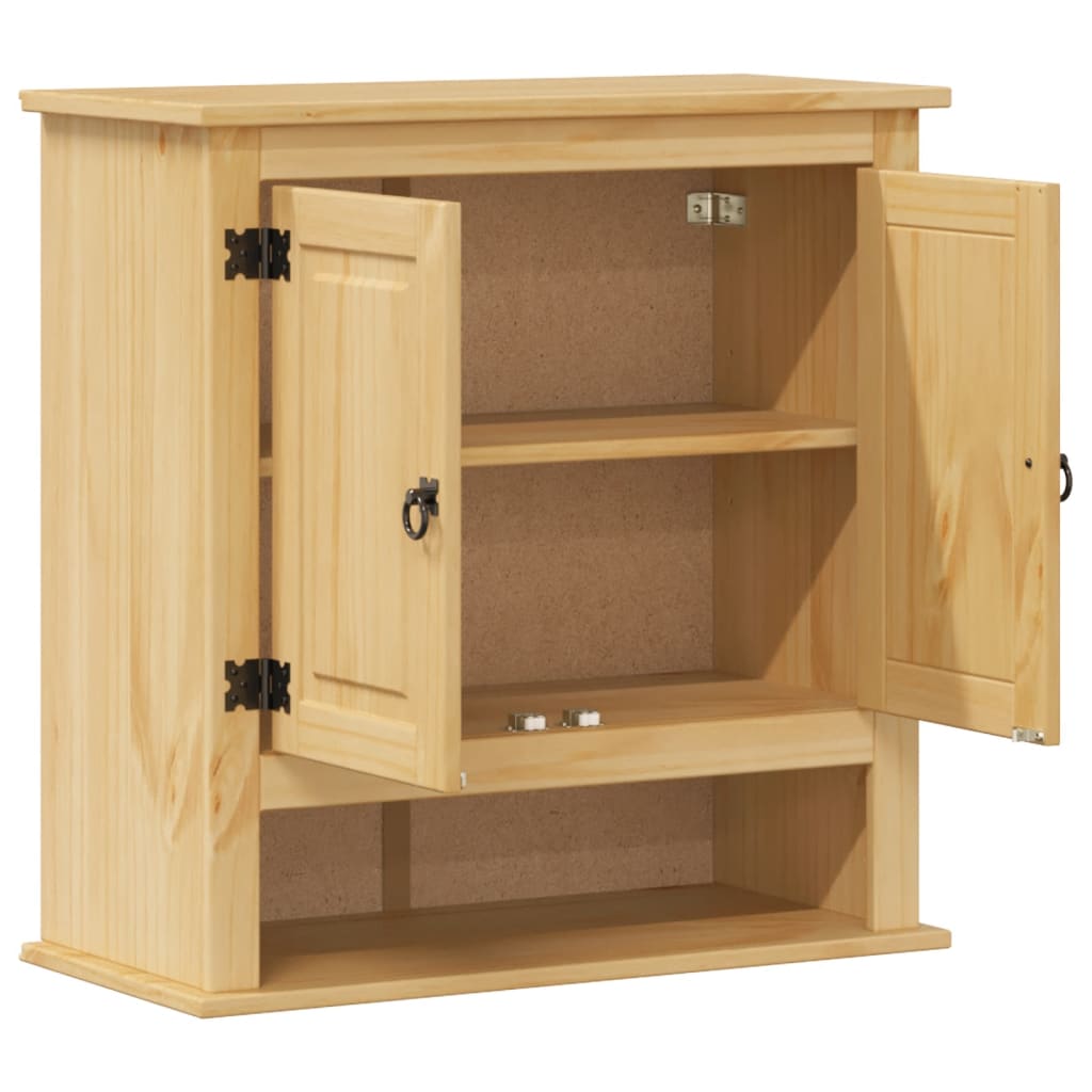 Móvel de wc para parede corona 70x33x71,5 cm pinho maciço