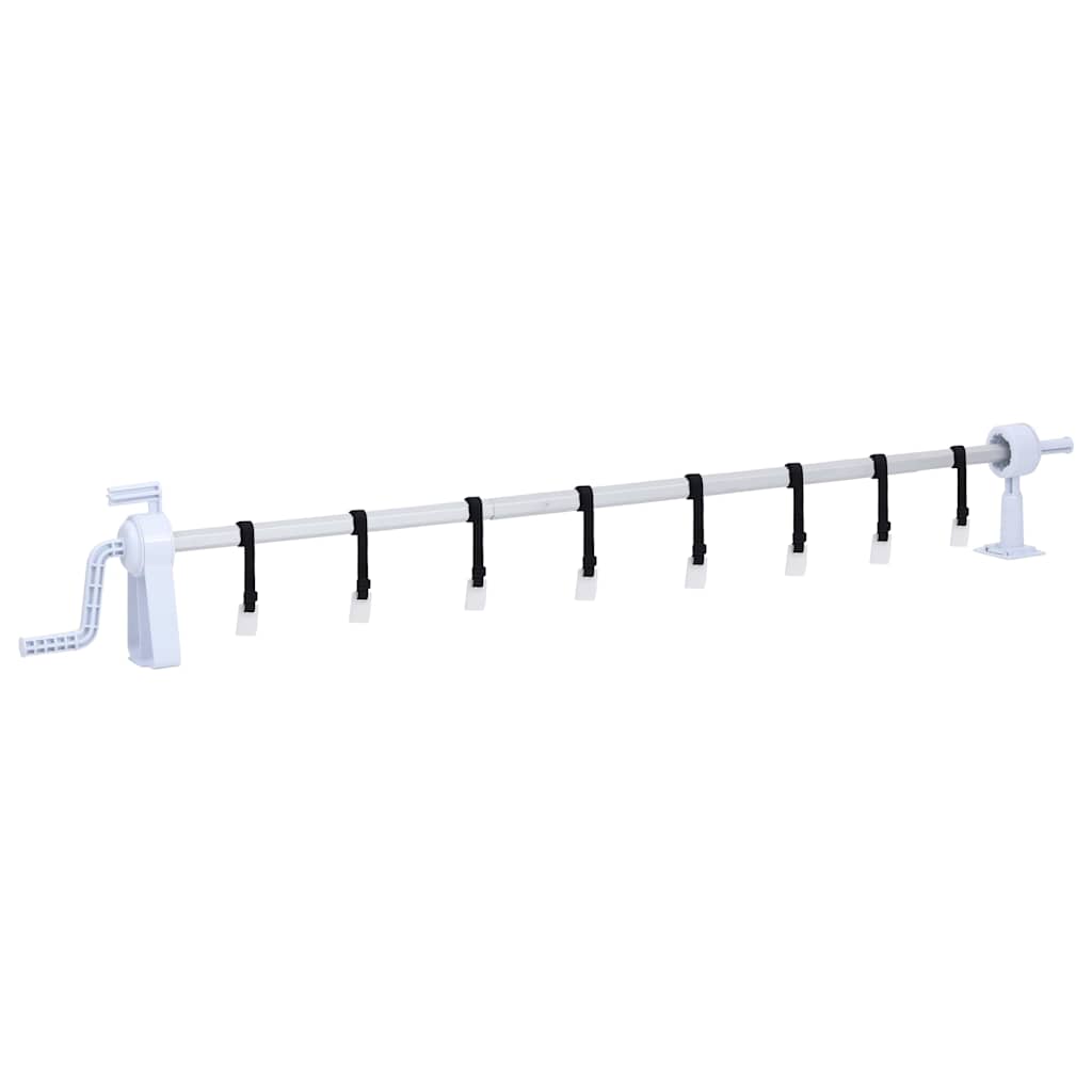 Enrolador para cobertura de piscina com base de plástico