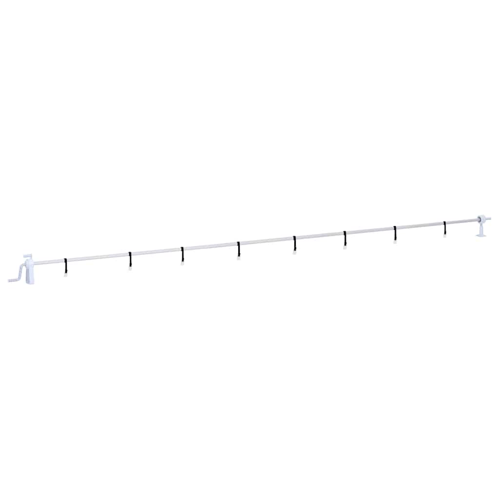 Enrolador para cobertura de piscina com base de plástico