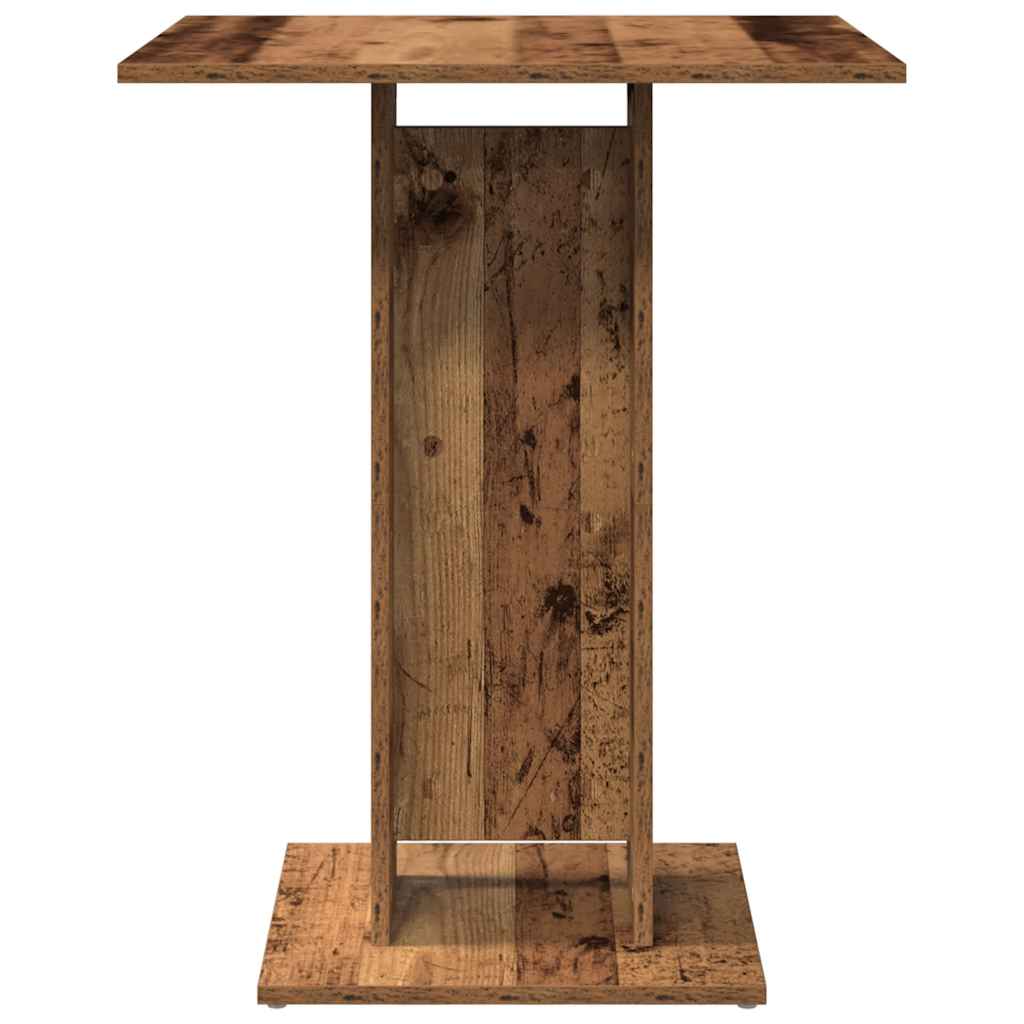 Mesa de bistrô 60x60x75 cm derivados de madeira madeira velha
