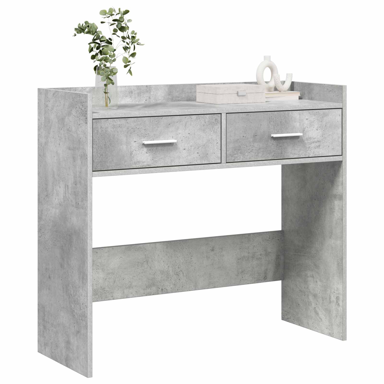 Aparador cinzento cimento 90 x 35 x 80 cm derivados de madeira