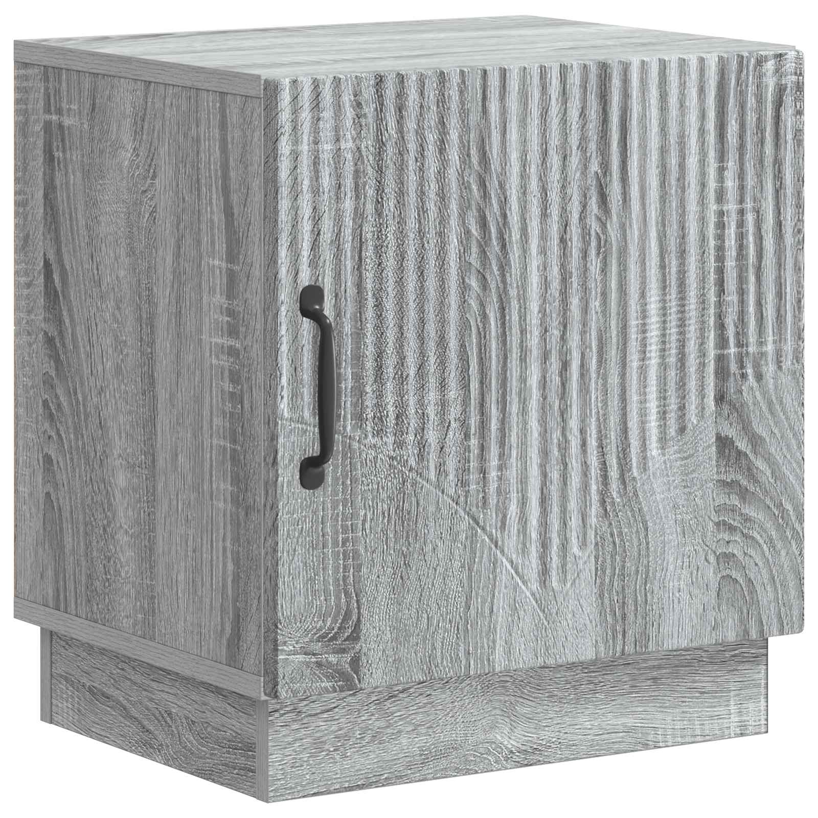 Mesa-de-cabeceira sonoma cinzento 43 x 34,5 x 47 cm