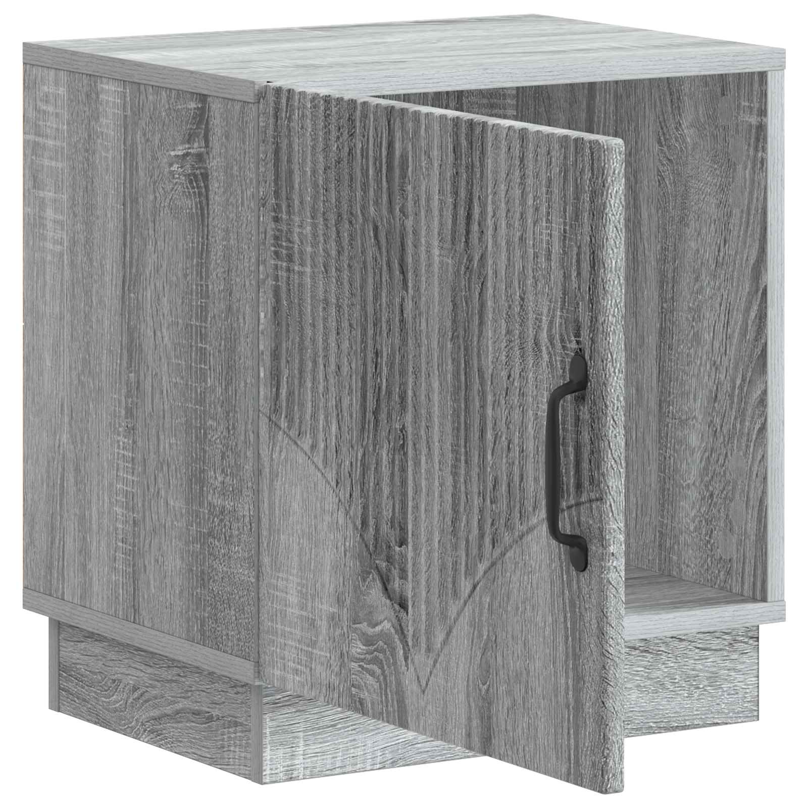 Mesa-de-cabeceira sonoma cinzento 43 x 34,5 x 47 cm
