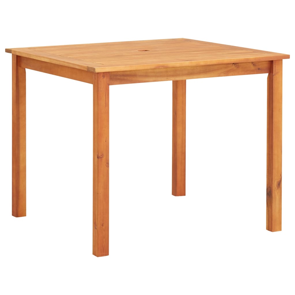 5 Pcs conjunto de jantar p/ jardim c/ almofadões acácia maciça