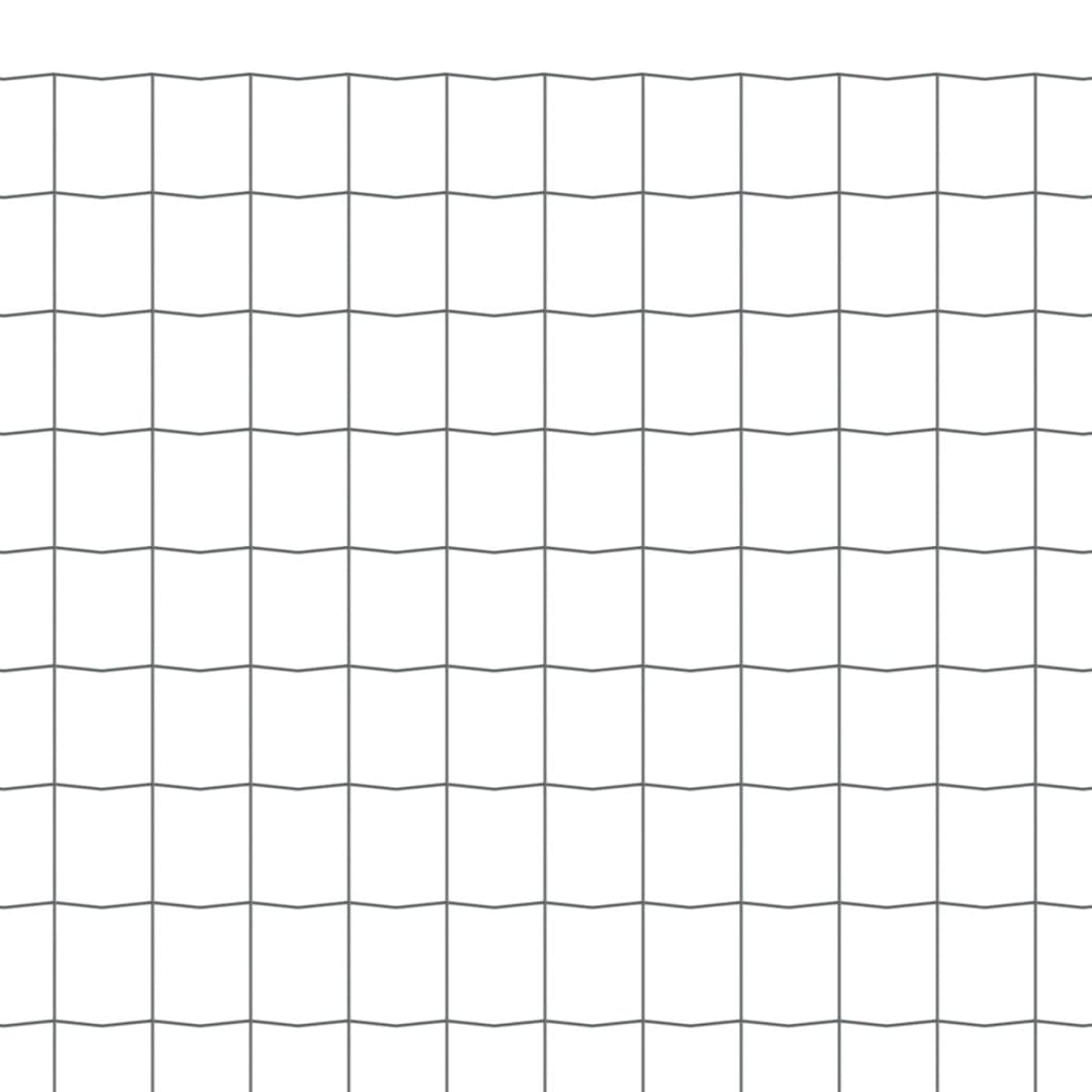 Cerca 25x0,8 m aço cinzento