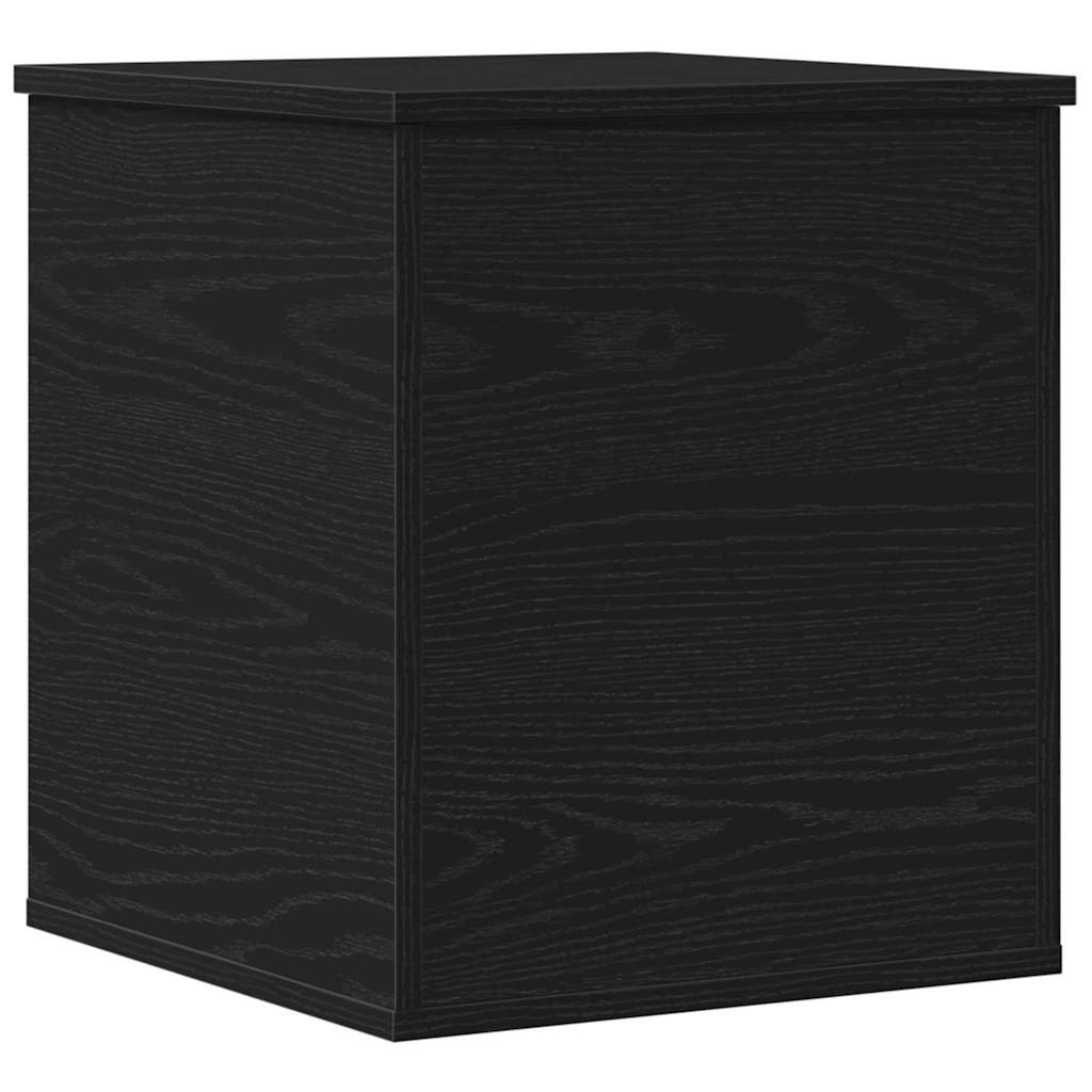 Caixa de armazenamento carvalho preto 40 x 42 x 46 cm