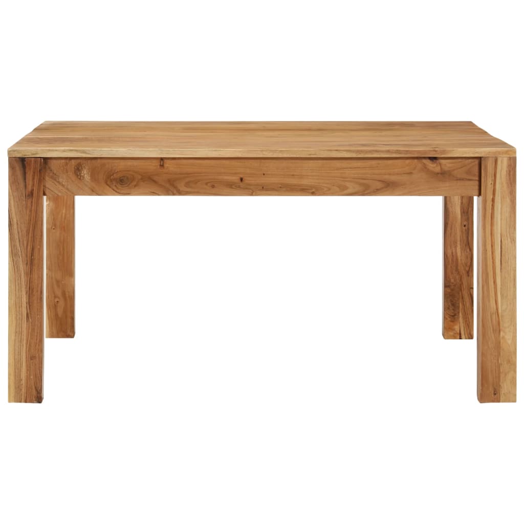 Mesa de centro 80x80x40 cm madeira de acácia maciça