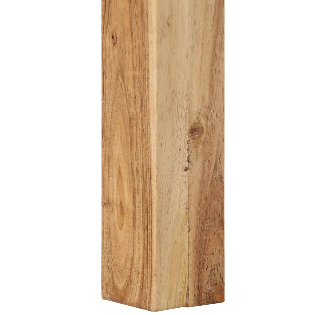 Mesa de centro 80x80x40 cm madeira de acácia maciça