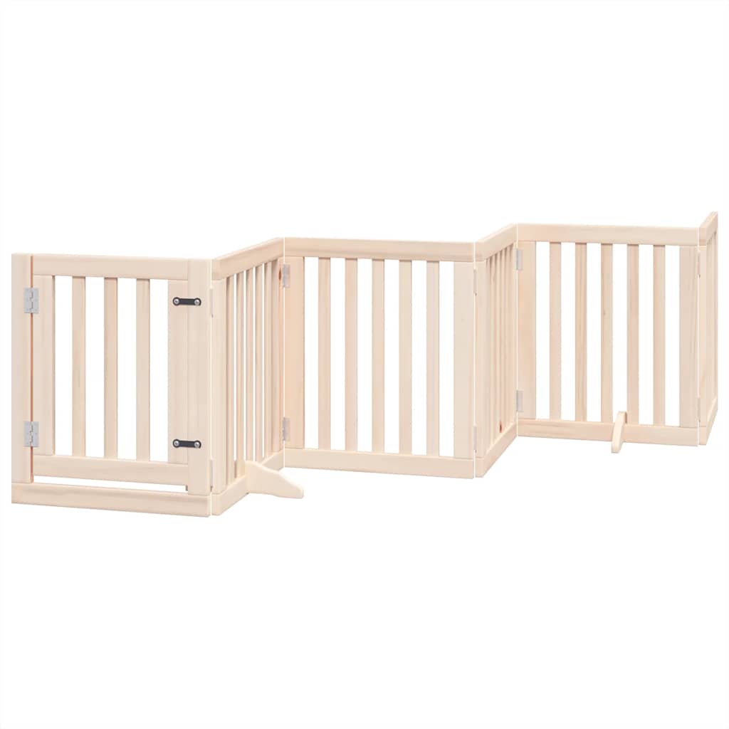 Portão para cães com porta dobrável 12 painéis 600 cm álamo